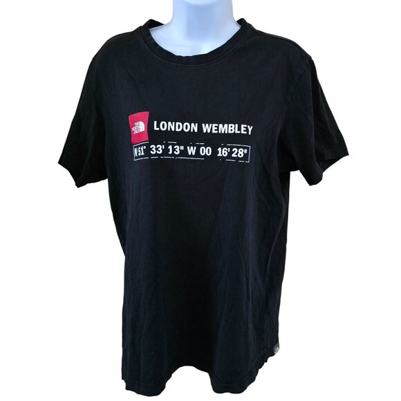 The North Face London Wembley Men T-Shirt Black Nautical cottagecore lounge wear - Picture 1 of 6